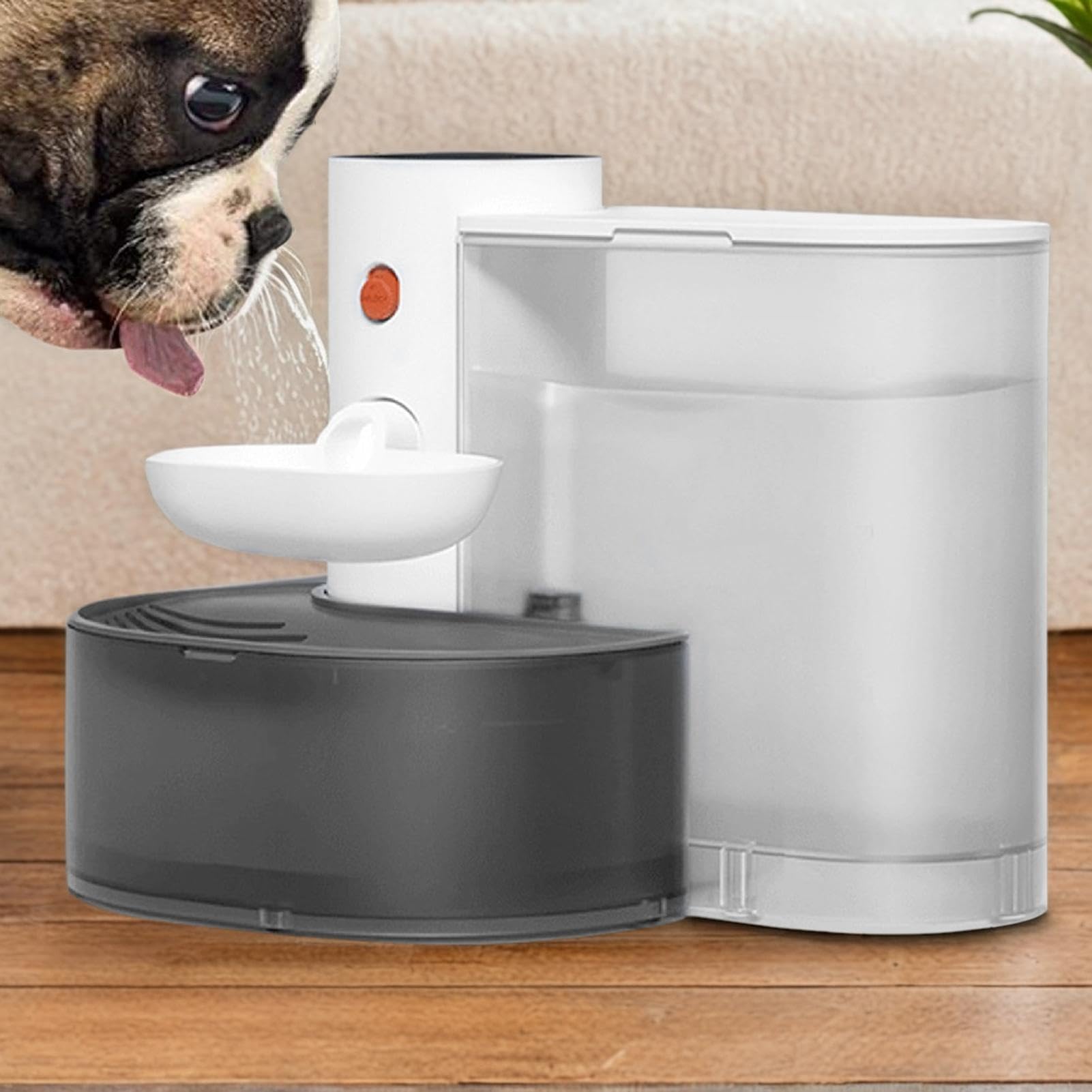 Dispenser di acqua per gatti, bevanda intelligente per animali domestici, distributore automatico di acqua per animali domestici, bevanda antigoccia senza fili, durata della batteria ultra silenziosa, | distributore automatico di acqua per animali domesti