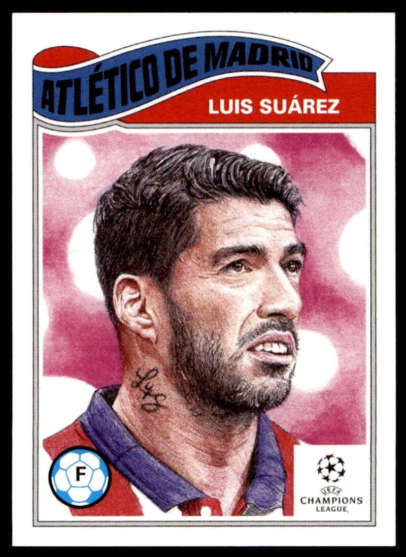 2020 Topps The UCL Living Set UEFA Champions League #239 Luis Suarez Atletico de Madrid Official Soccer Futbol Trading Card LIMITED PRINT RUN (Stock Photo Used) NM-MT