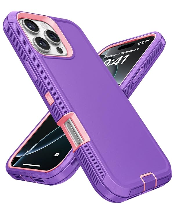 Jelanry for iPhone 16 Pro Max Case Heavy Duty & Rugged Protection - Purple by Jelanry - Used condition - US$7.48