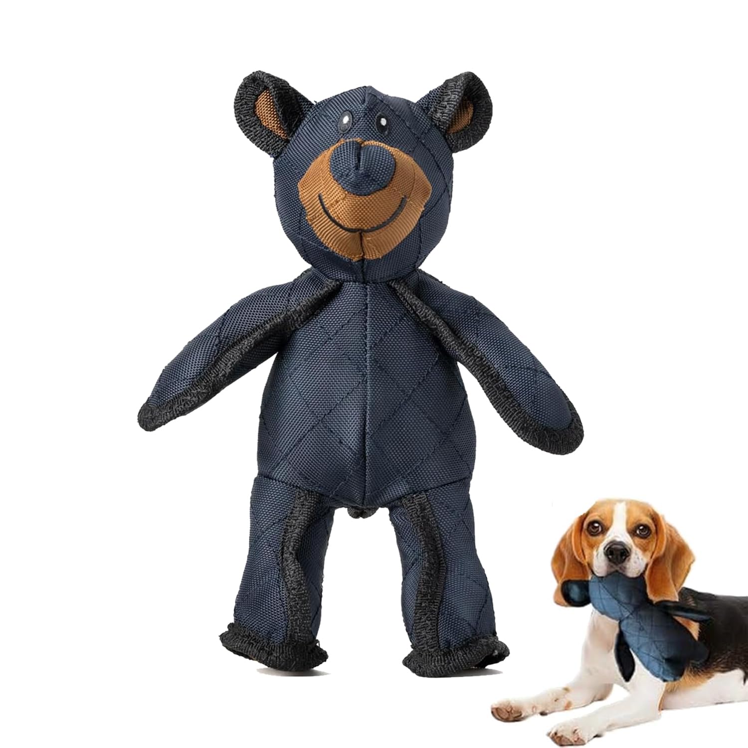 Shabeli Lettuce Pets Dog Toys - 2025 New Esslvyshop-Bear for Heavy Chewers，Tough Dog Toys for Aggressive Chewers, Indestructible Dogs Toy for Aggressive Chewers, for Small Medium Dogs 30cm (1 black)