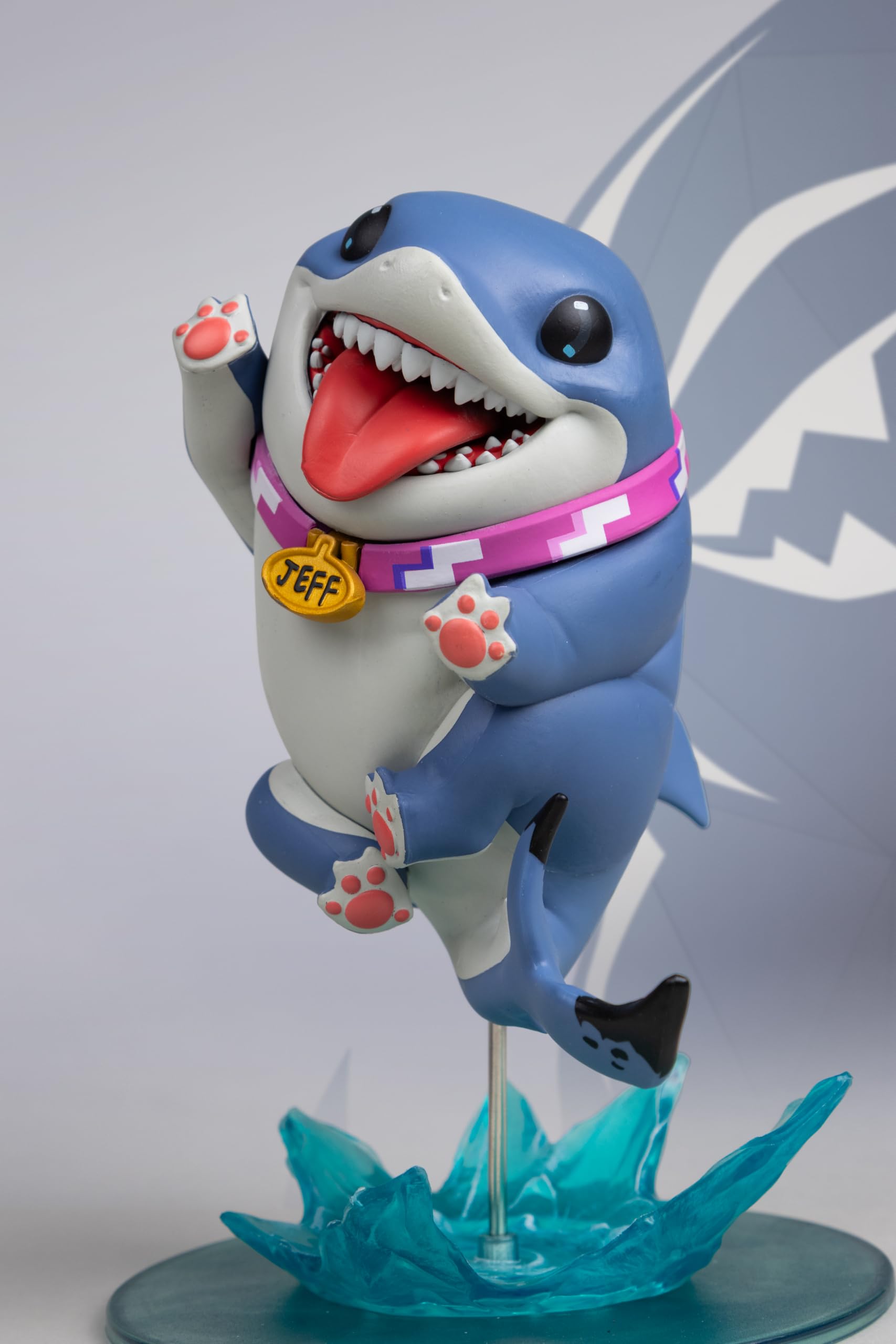 McFarlane-Figurine de Collection Marvel Rivals Jeff Le Requin Terrestre à l'échelle 1:10