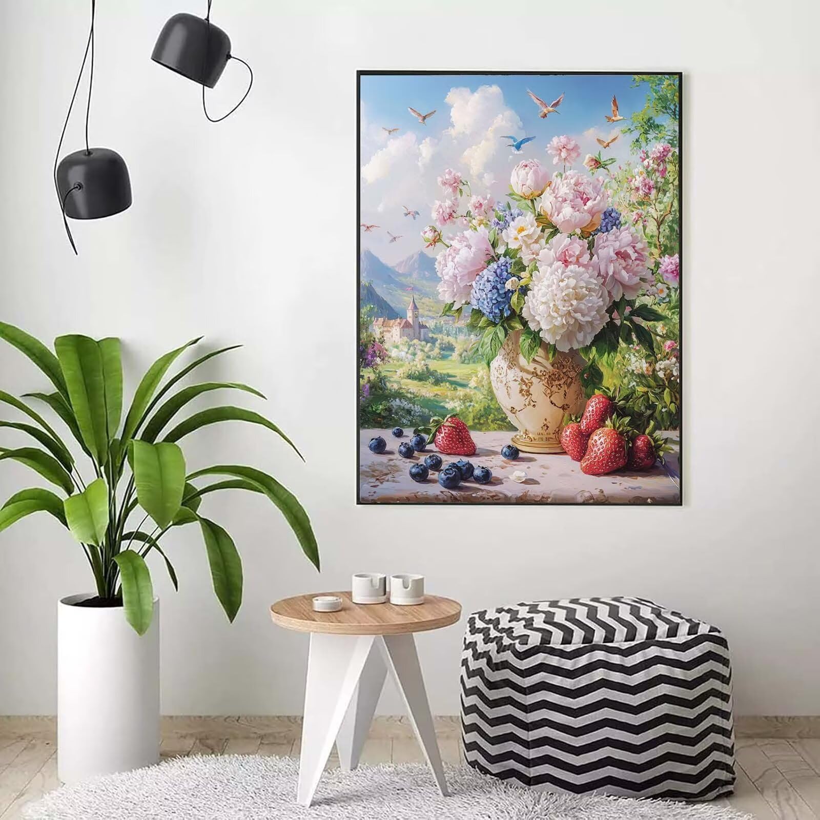 Peinture Numero Adulte paysage, Activité Manuelle Adulte 70x90cm j0-217