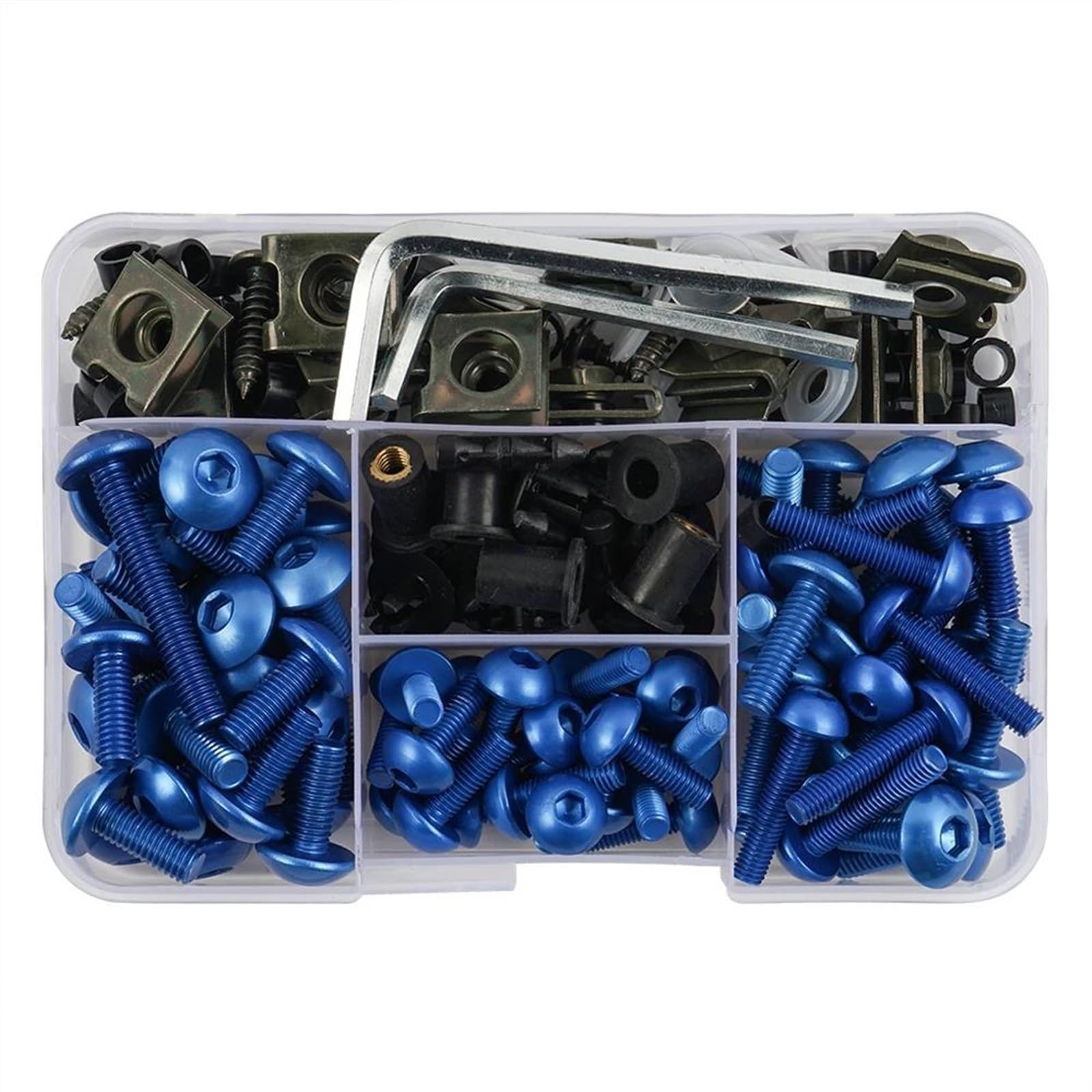 Motorcycle Modification Accessories Screw Set For GSXR 600 750 1000 K1 K2 K3 K4 K5 K6 K7 K8 K9 K10 Windscreen Bolt(Blu)