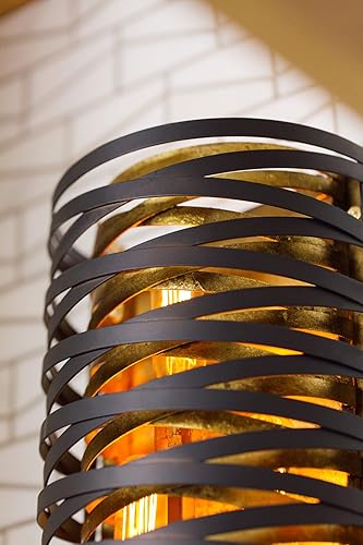 Miniatura 3 de Minka Lavery Unique Wall Sconce Lighting 3673-111 - Lámpara de pared de flujo vórtico, 3 luces, 180 vatios, bronce oscuro