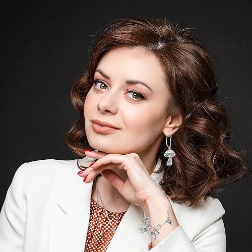 Miniatura 6 de Cuentas colgantes de hongo, 70 dijes de aleación de hongos plateados, suministros para manualidades, dijes para joyas y manualidades