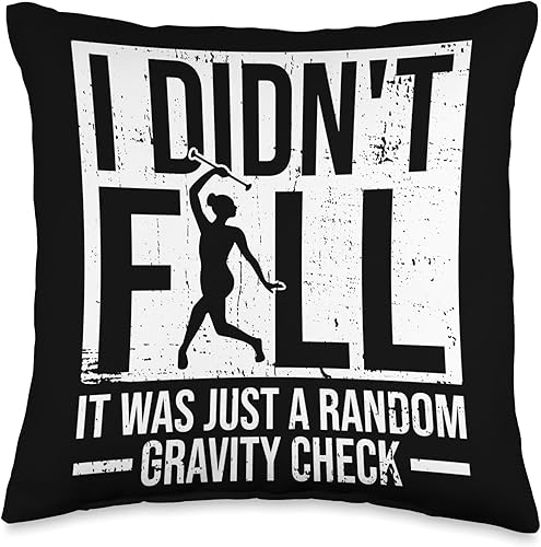 Miniatura 5 de Baton Twirling & Majorette Dance Designs Baton Twirler Design for Twirling Recitals - Almohada de 18 x 18 pulgadas, multicolor