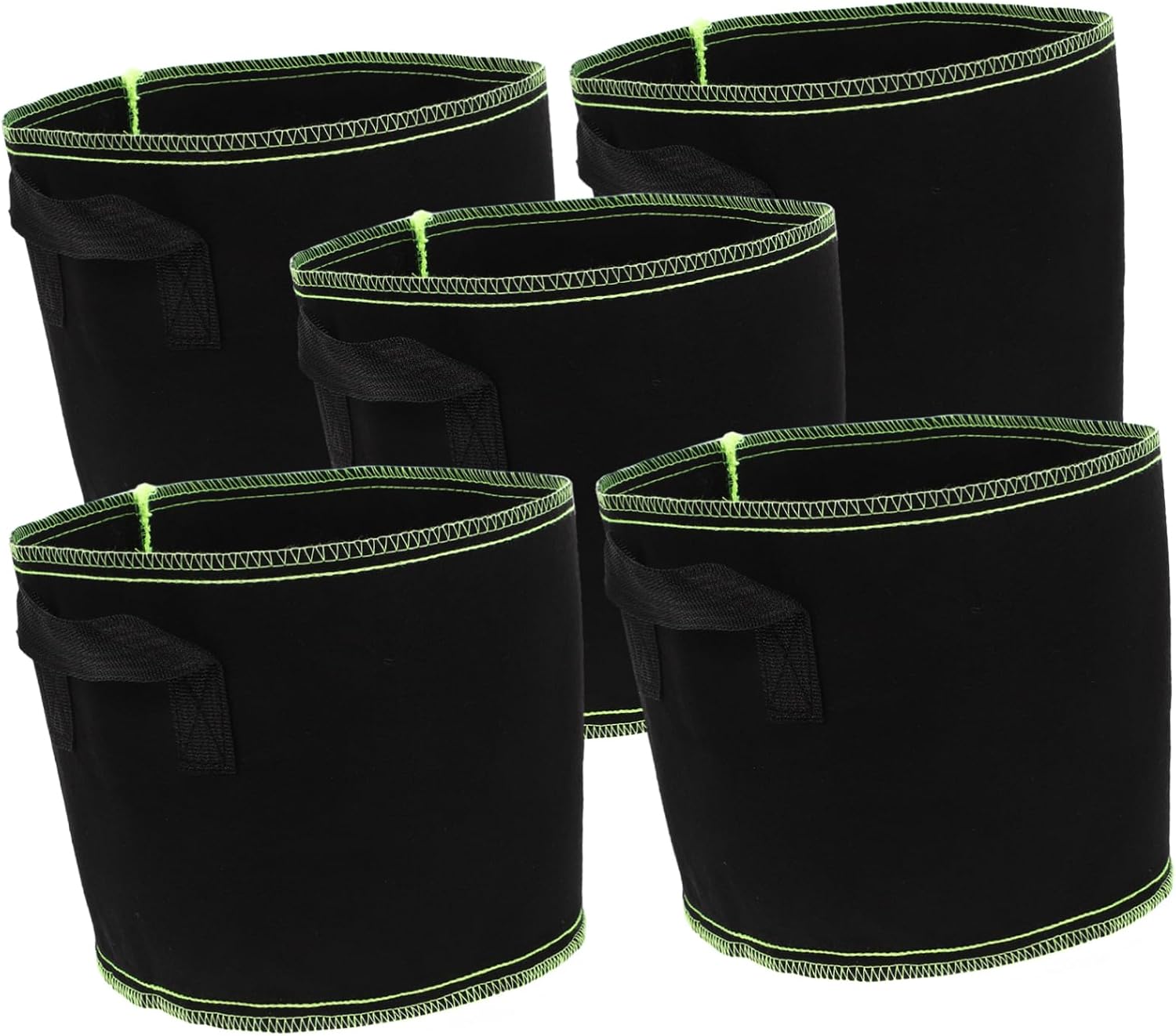 Mipcase 25pcs Thickened Non-Woven Plant Nursery Bags for Growing Potato Enhanced Root Structure for Vegetables