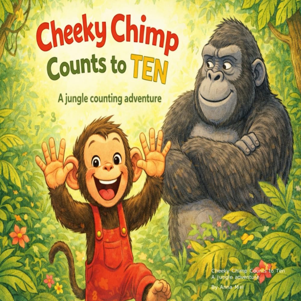 Cheeky Chimp Counts To Ten