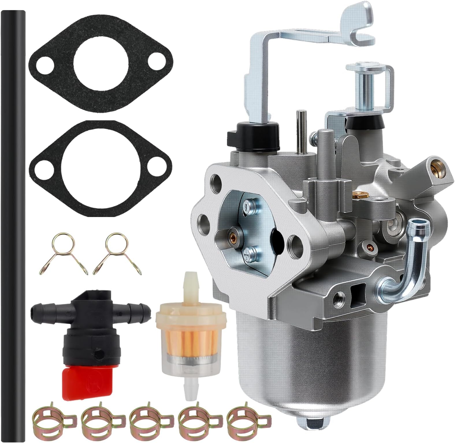 Carbhub EX30 Carburetor for Subaru Robin EX30 Engine Carb Mikuni RGX4800 RGN5100 Replaces 279-62364-20 279-62364-00 279-62364-10 279-62304-40 279-62304-30 Stens 058-161 with Fuel Hose Shut Off Valve