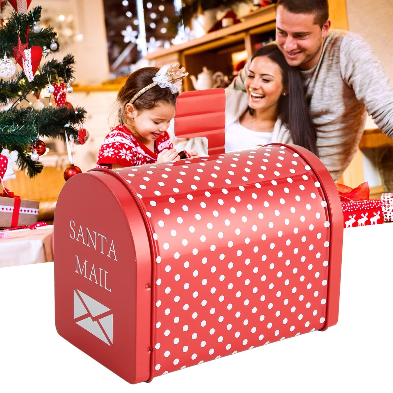 Produktbild von Dose Mit Deckel LIHAO 6 Stück Weihnachten Blech Geldgeschenk Weihnachts Metalldose Dose Box Für Kleine Geschenk Geschenkkarten Einkaufskarten Kleine Box Mit Deckel