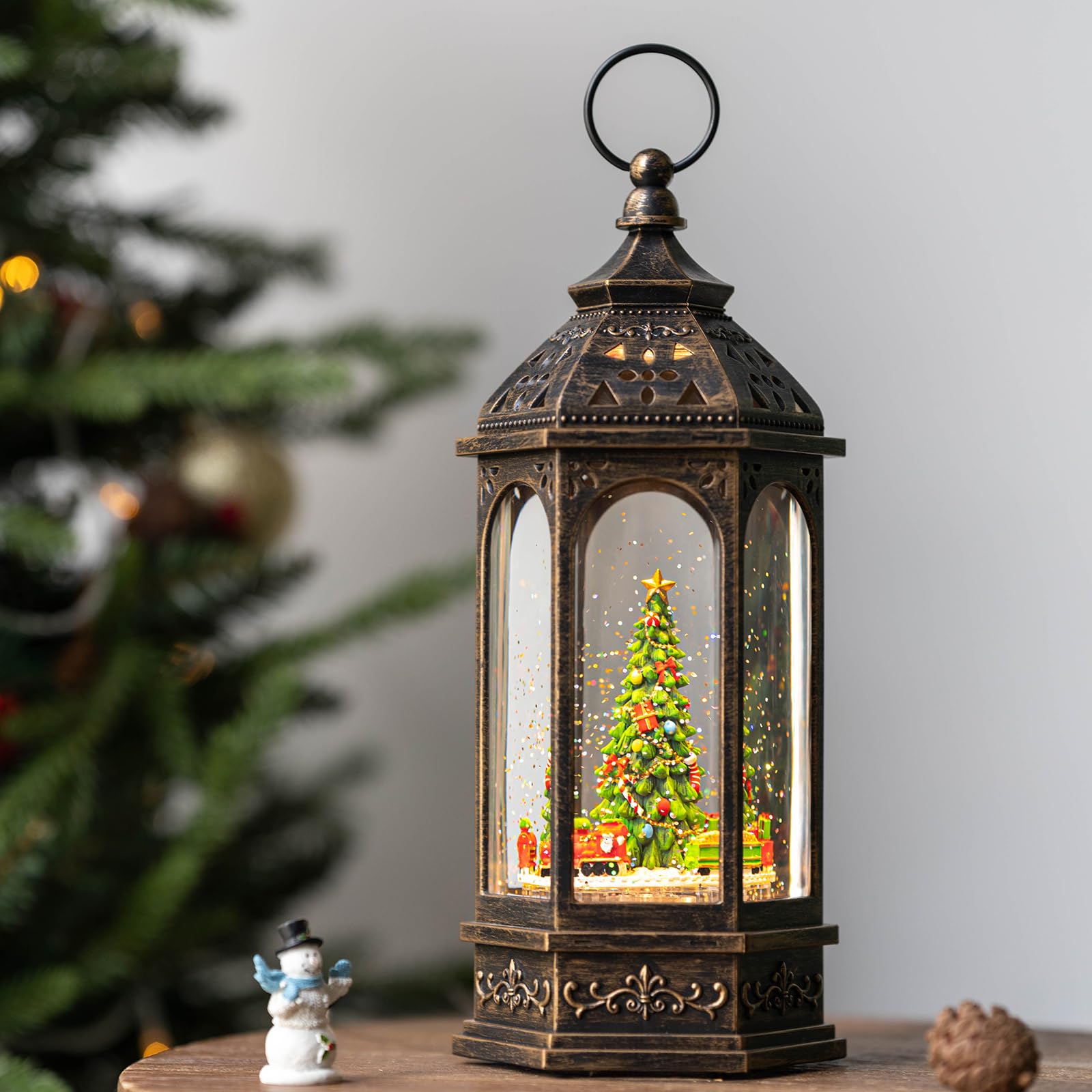 Amazon.co.jp: VISFLAIR 12.75インチ クリスマス スノードーム