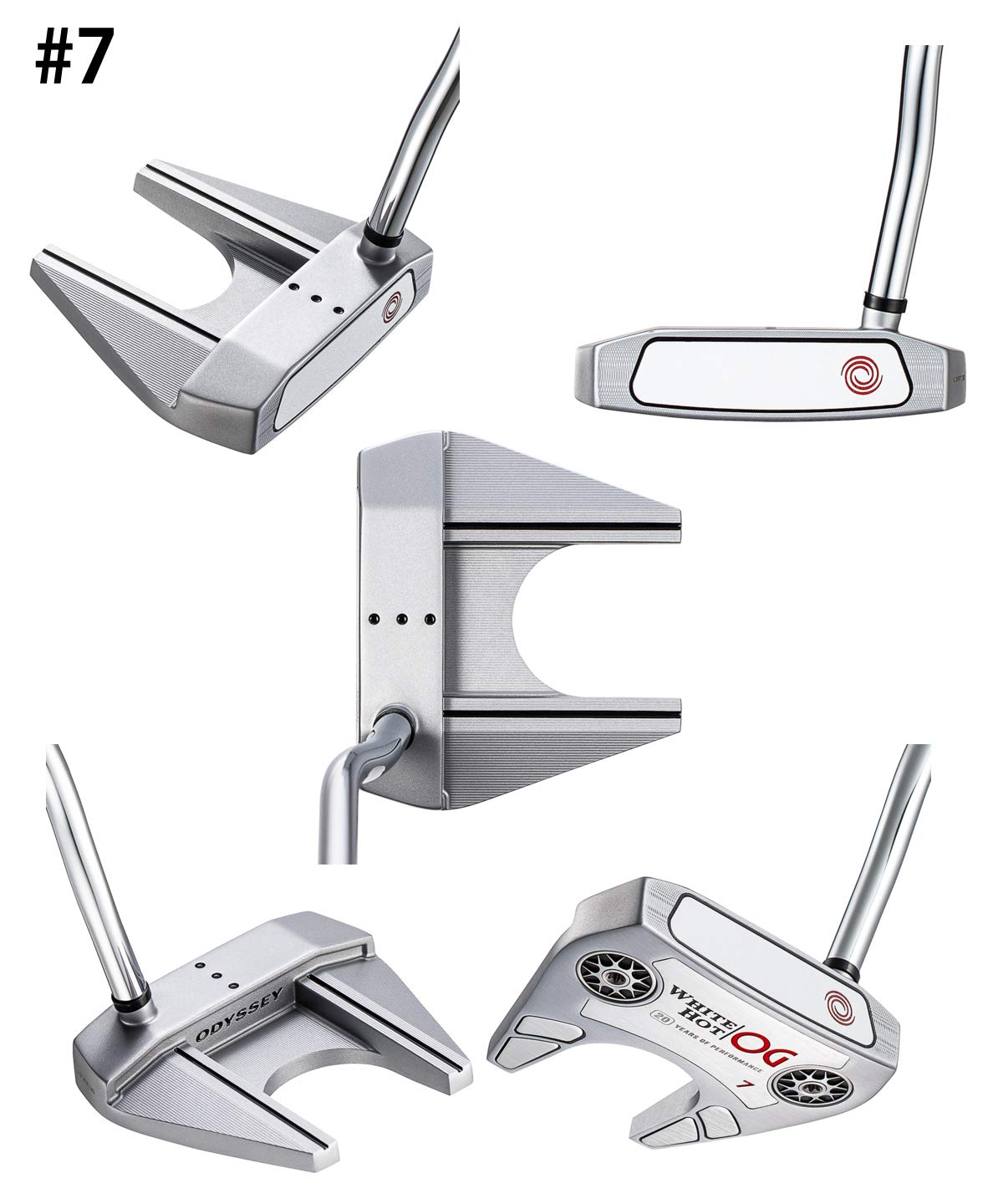 Amazon.com : Odyssey (Men) Right Putter White HOT OG #5 SB