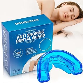 AIOUTGOGO Schnarchstopper, Schnarchfrei Schnarchschiene Männer, Flexibel Mehrzweck Anti Schnarch, Effektiv Anti Snoring Schnarchen Stopper gegen Schnarchen, Besser Schlafen(Gebrauchsfertig)
