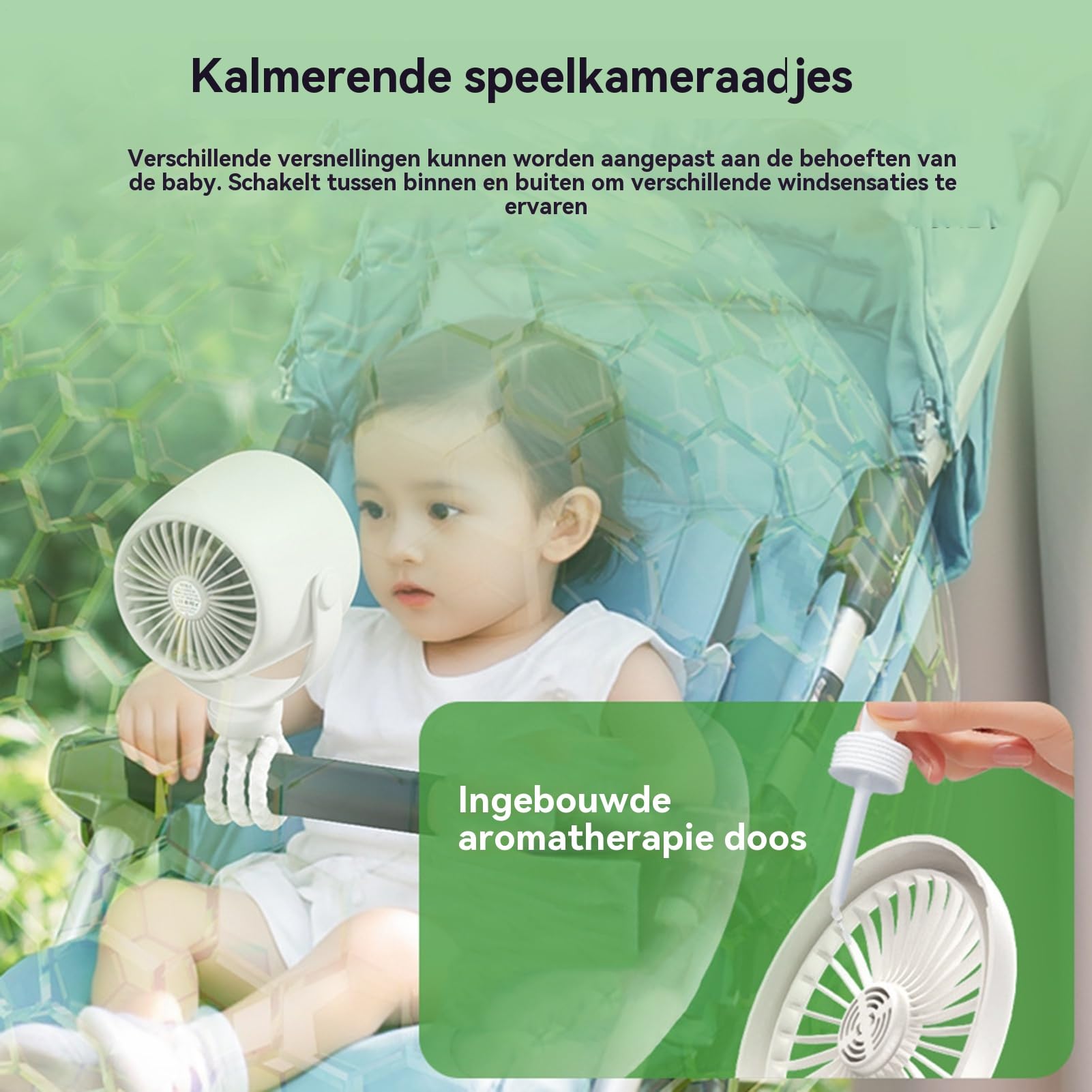 Mini Ventilateur Portable À Clip Poussette Bébé Ventilateur à clip portable