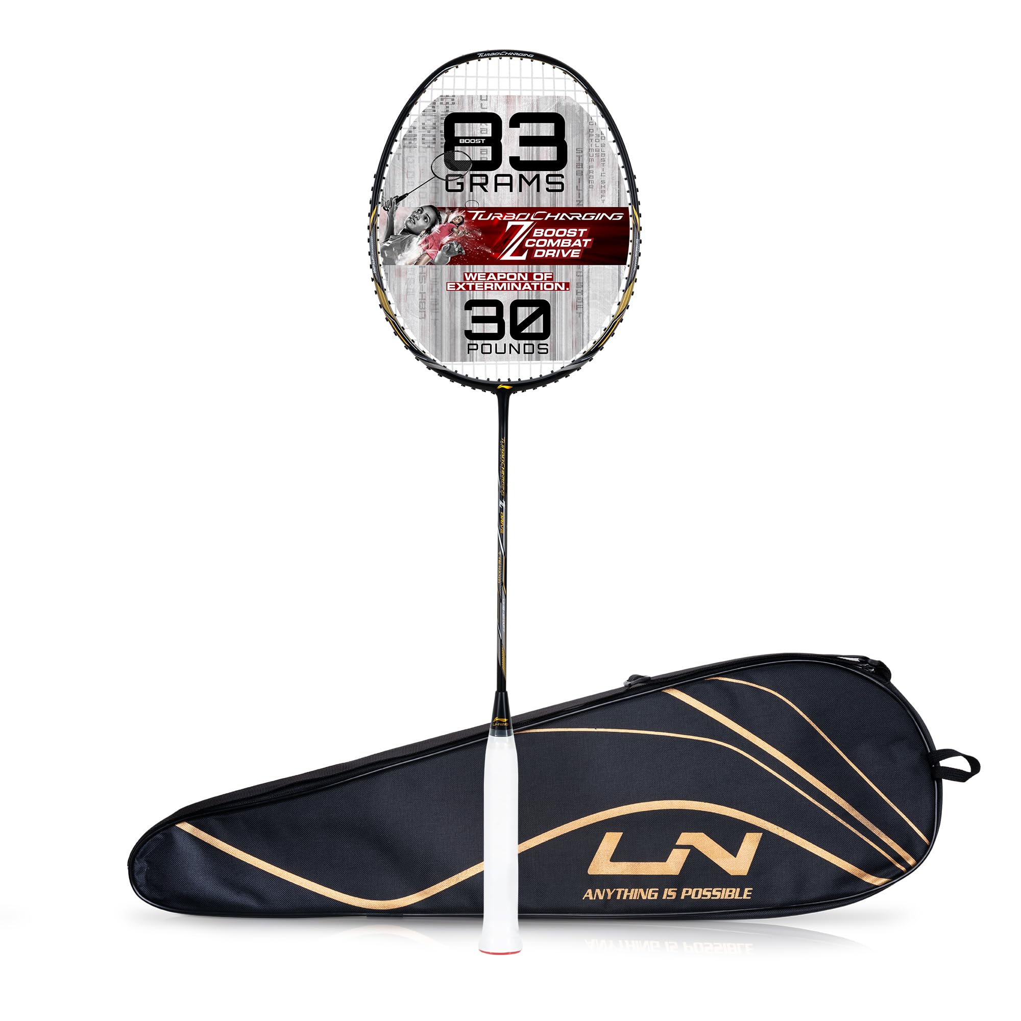 Turbo Charging Z Carbon Fibre Racket with Free Full Cover