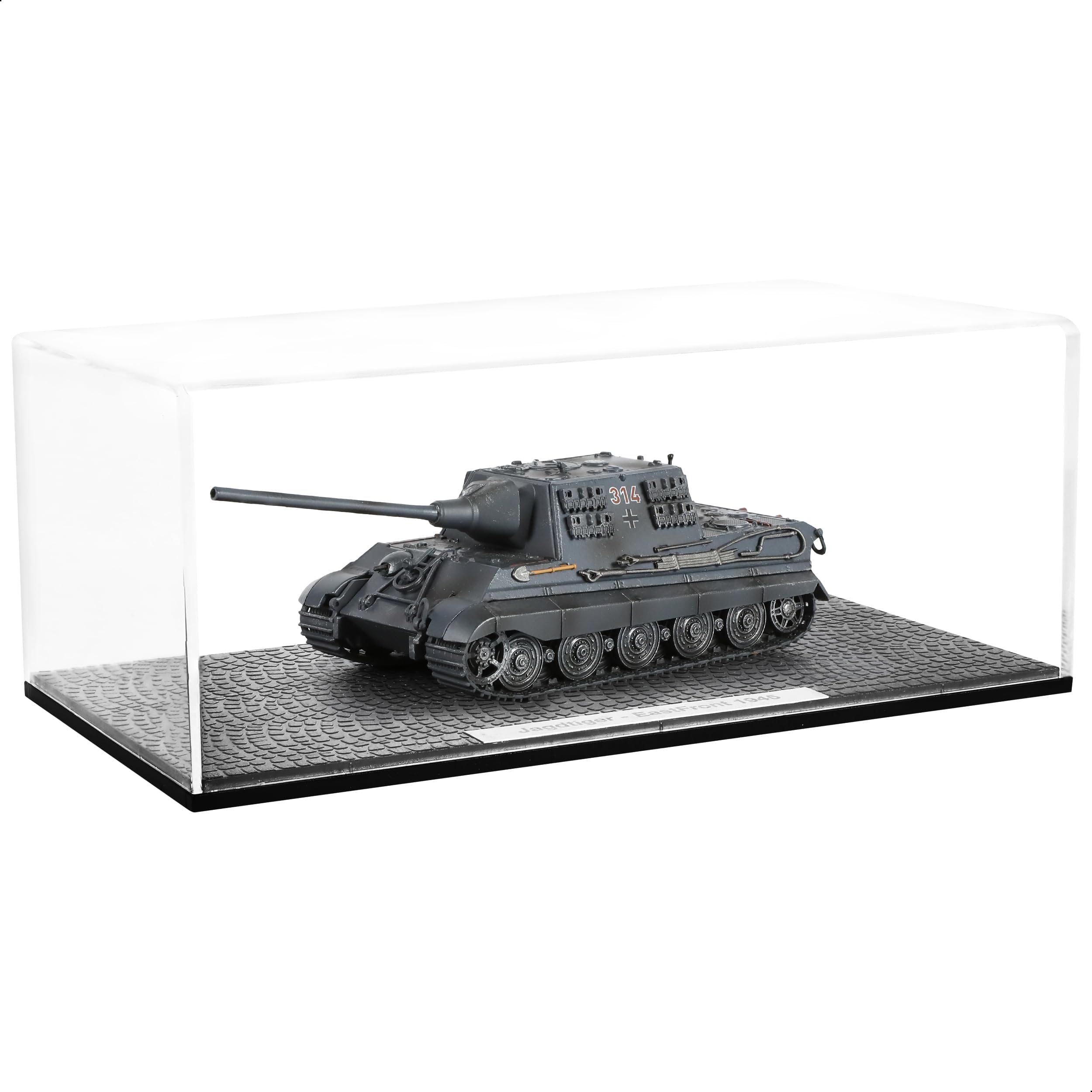 NUOTIE 1/72 Scale Military Tank Model Finished Alloy Metal Die cast with Plastic Tank Model World War ? Army Vehicl Tank Mini 1945 Jagdtiger model Gift Collection Ideal for Military Fans