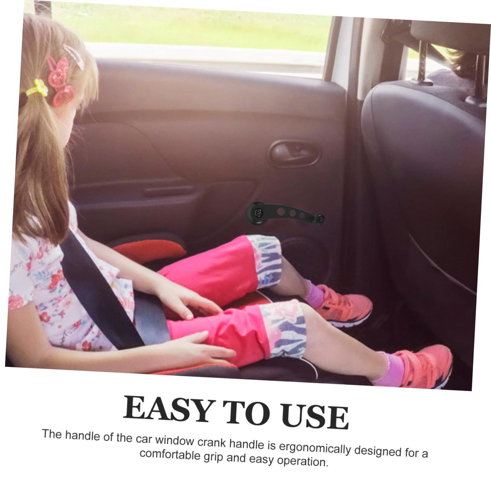 SOLUSTRE Universal Car Window Handle Crank Window Winder Handle Replacement Sturdy Metal