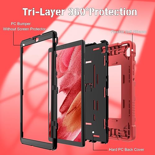 Miniatura 8 de Rantice Samsung Galaxy Tab A7 Lite - Funda para niños de 87 pulgadas 2021 Samsung A7 Lite con soporte a prueba de golpes resistente y resistente