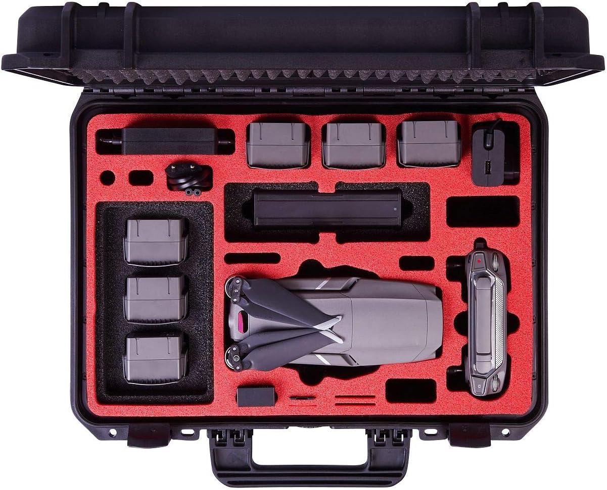 🔥 Crazy Deals Professional Carrying Case for DJI Mavic 2 Pro & Zoom and DJI Standard Controller and DJI Smart Controller - Perfect Suitcase - Made in Germany