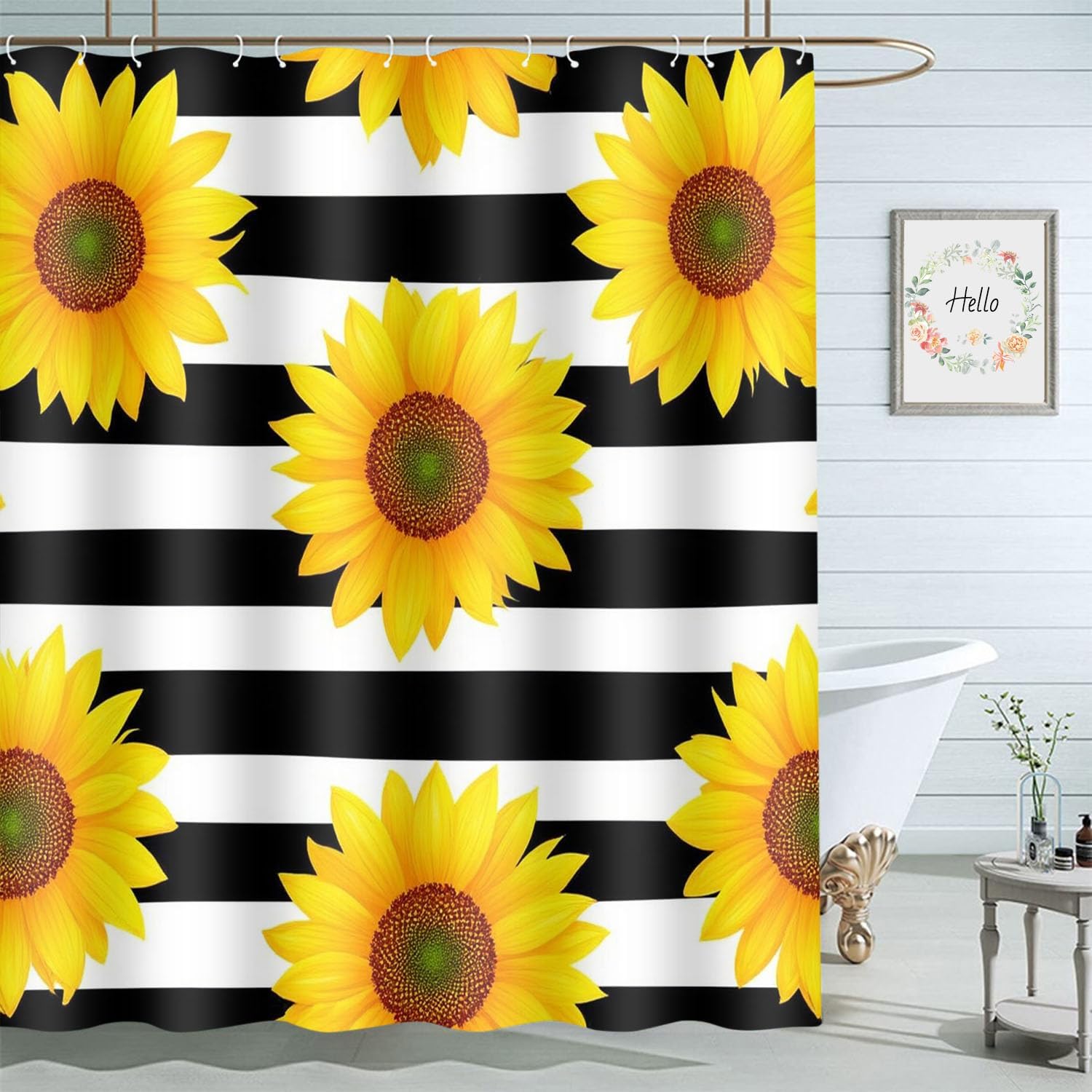 Moslion Cartoon Dinosaur Dino Shower Curtains Bathroom Curtain Waterproof with Hooks 72x72 Inch for Men Women Boys Girls