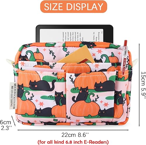 Miniatura 62 de Organizador multifuncional de cartera, bolsa de viaje impermeable con cremallera, estuche de almacenamiento de suministros de diario para cuadernos