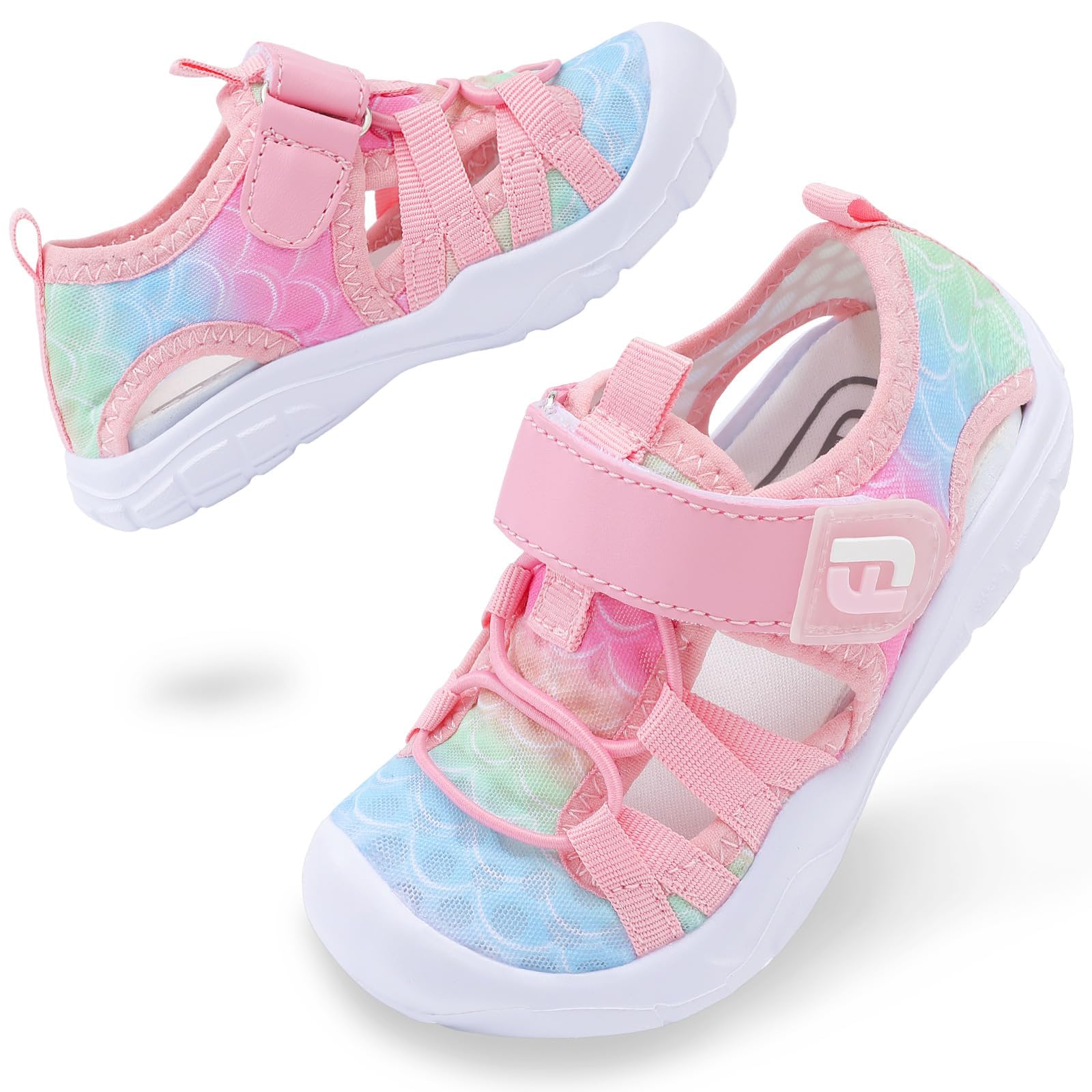 JOINFREE Toddler Boys Girls Water Shoes Breathable Qucik Dry Sport Beach Sandals Lightweight Barefoot Flexible — view 14