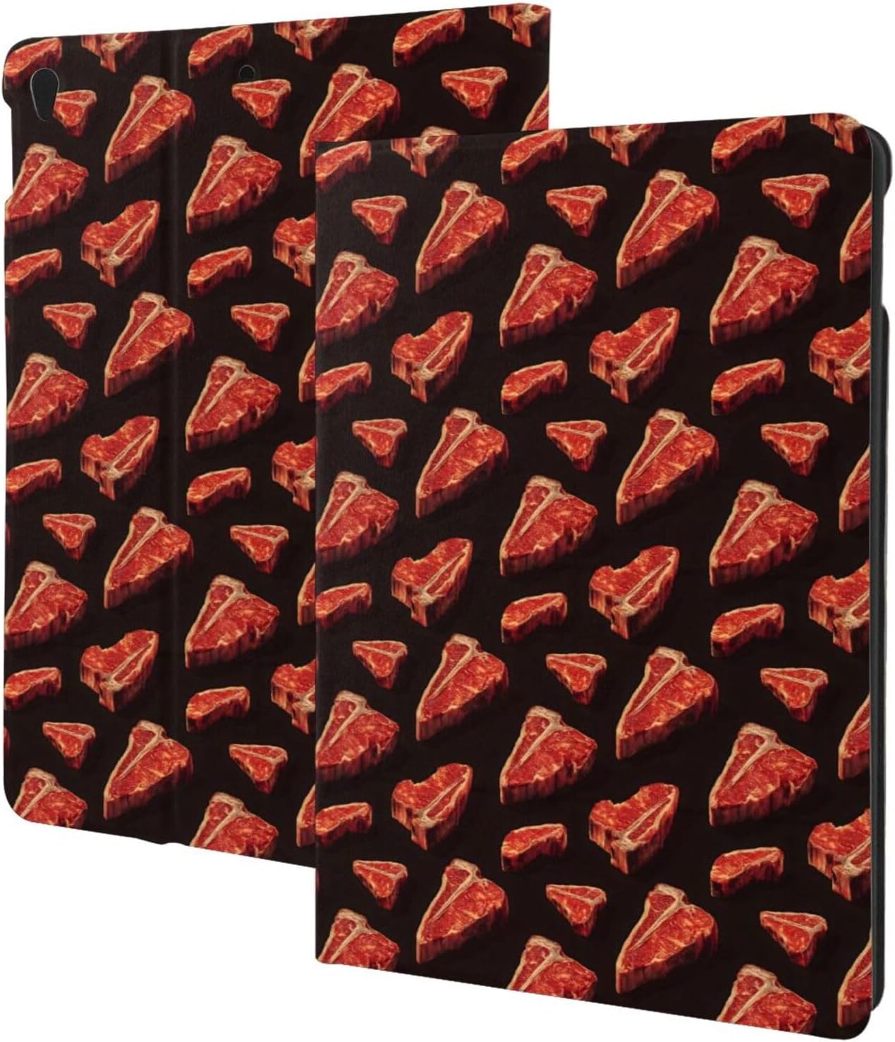 Realistic Raw Steak Pattern A Print Compatible with ipad air 3rd Generation Case, Cute Unique Tablet Cases Cover Compatible with ipad Pro Case 10.5 Inch, Folio Stand, Auto Wake/Sleep