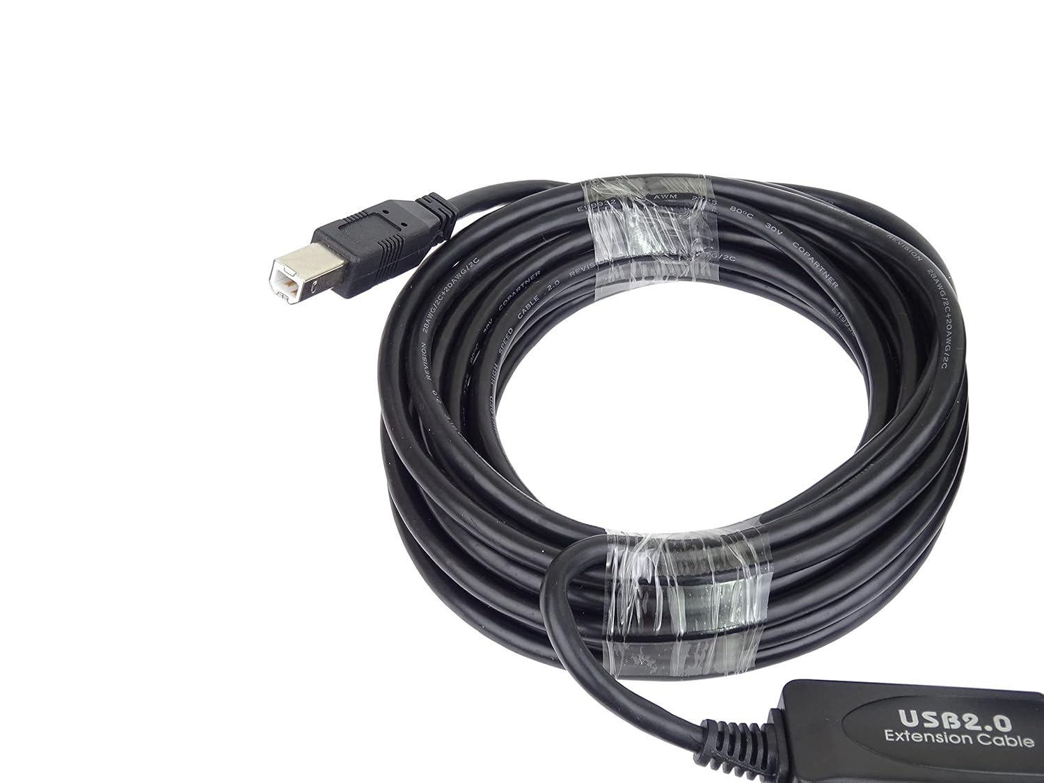 Premium Cord USB 2.0 Repeater Connection Cable A/M-B/M 20 m