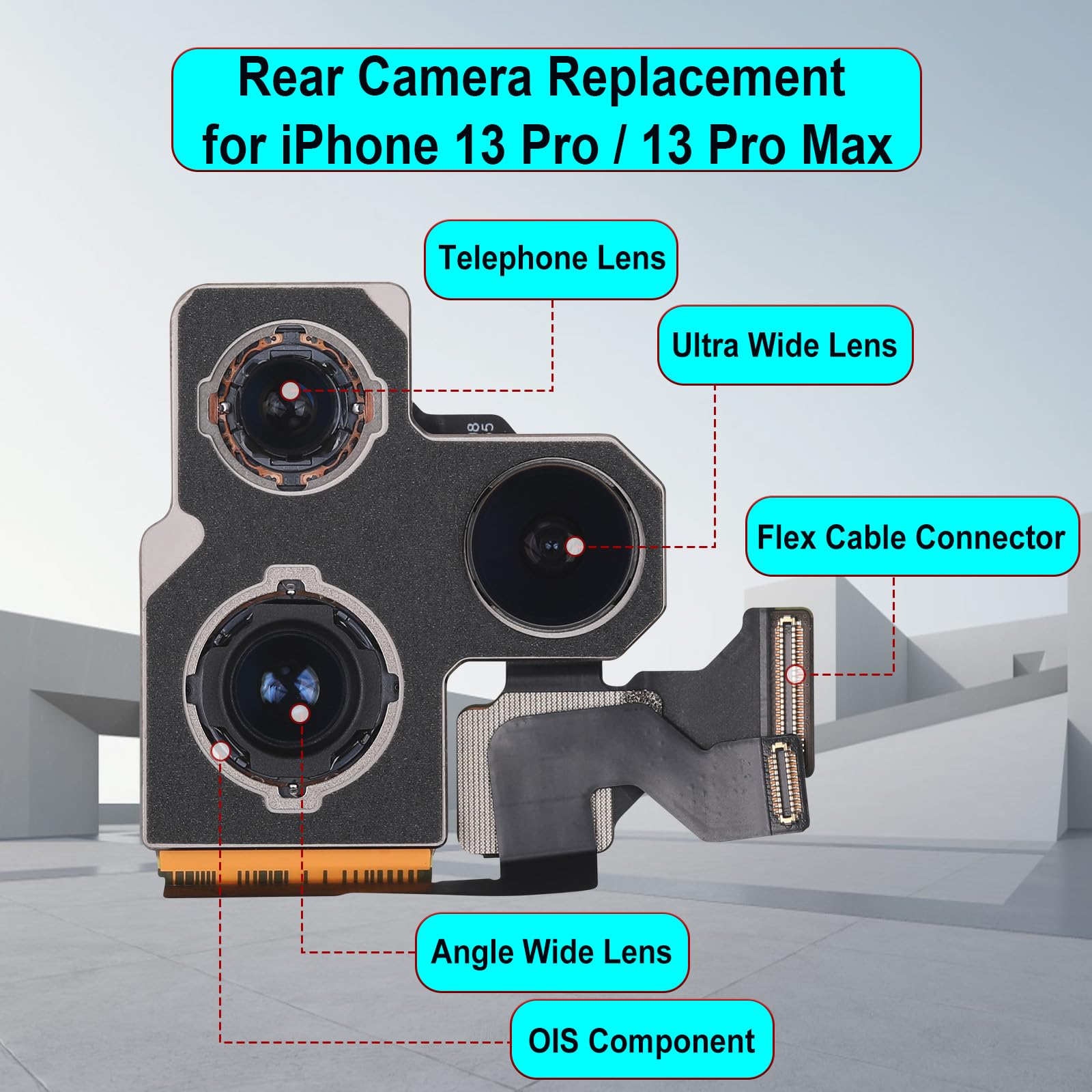 iphone13 リアカメラ Amazon.com: ZTOOYO for iPhone 13 Pro Camera Replacement for