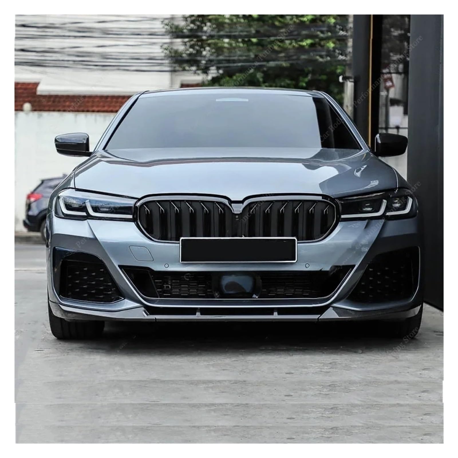 Alerón Parachoques Delantero Coche Difusor Divisor de alerón Parachoques Delantero para 5 Series 520i 520d 530i 530d M550i 2021-2023 G30 G31 Lci para Estilo para -Performance