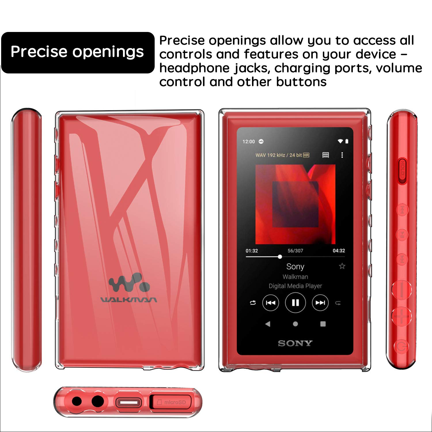 Amazon.com: Zshion Case for Sony NW-A100/A100TPS/A105HN/A105