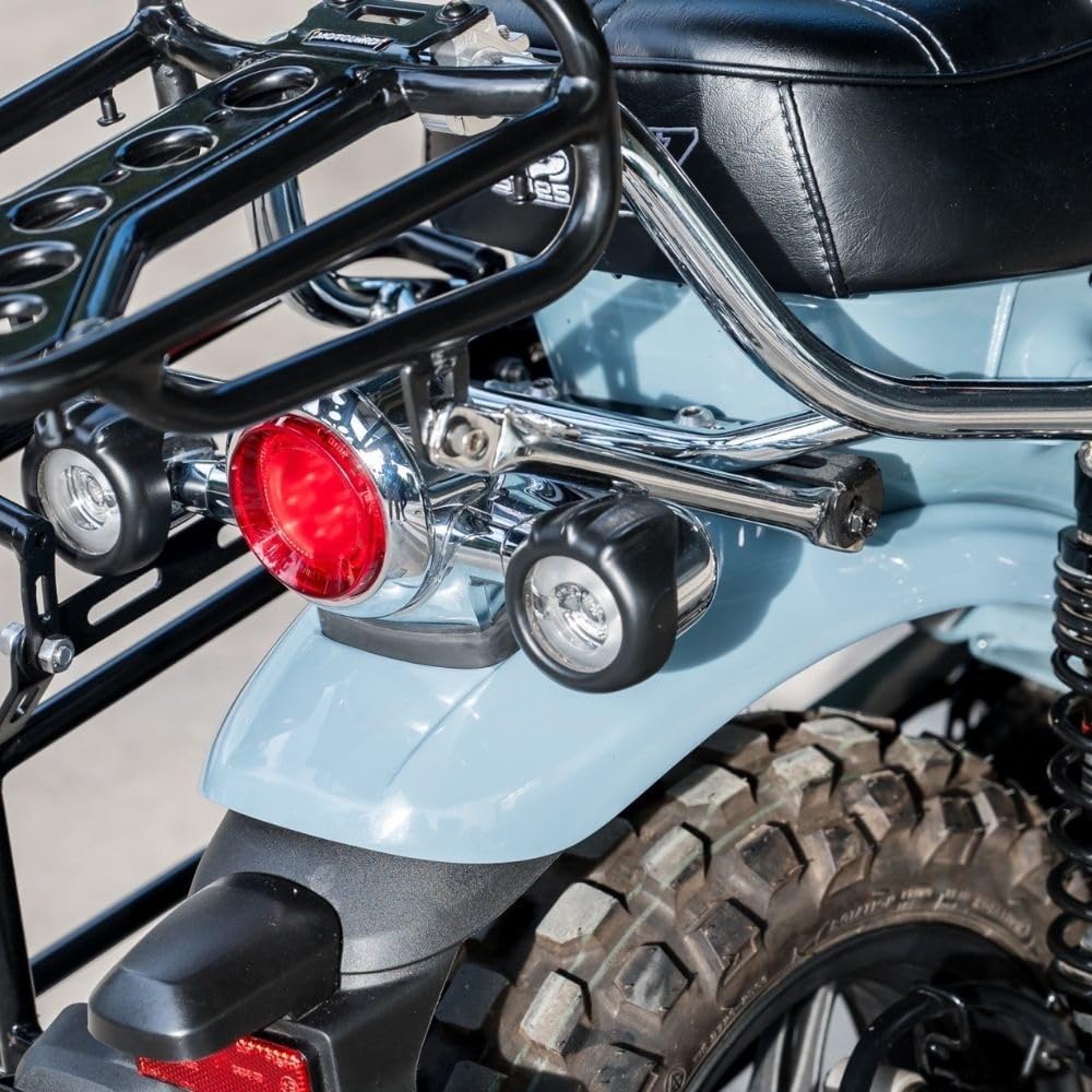 Amazon | MotolordD ホンダ ダックス125 リアフェンダーカバー(グレイ