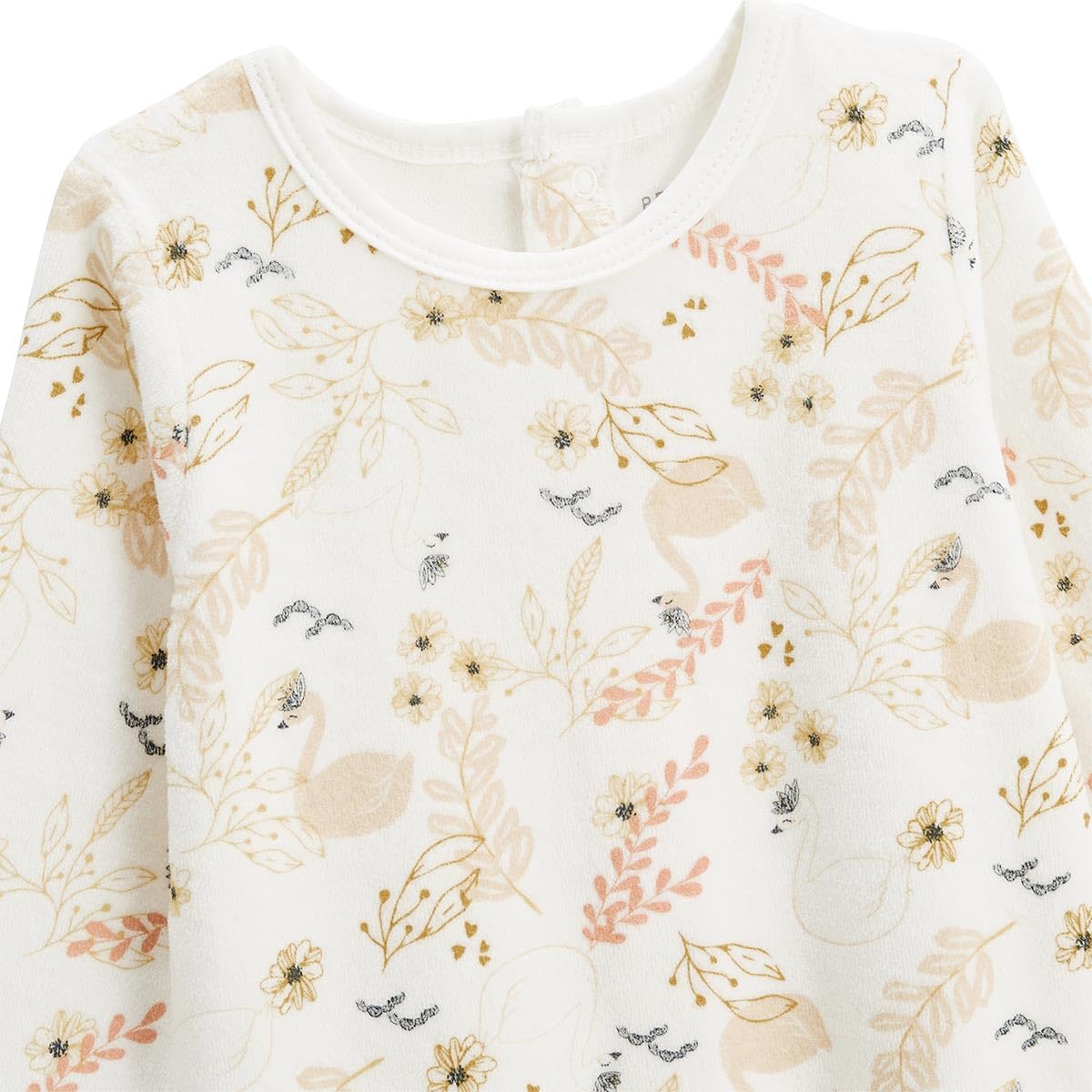 Petit Béguin - Lot de 2 Pyjamas bébé en Velours Swan
