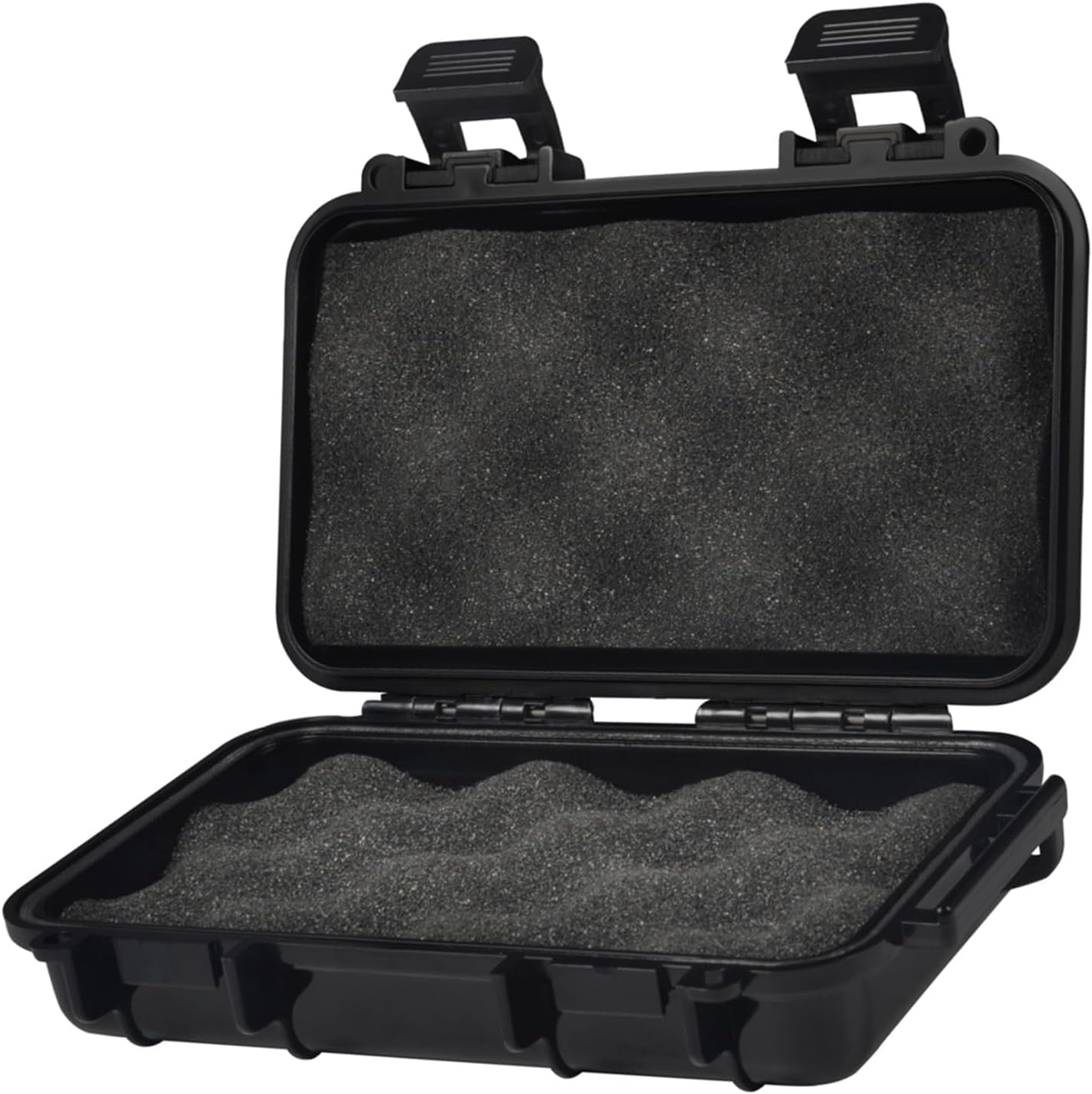 Shockproof Dry Storage Box, Anti Pressure Shockproof Container Box Plastic Dry Storage Box with 2 U Shape Buckle for Water Sport