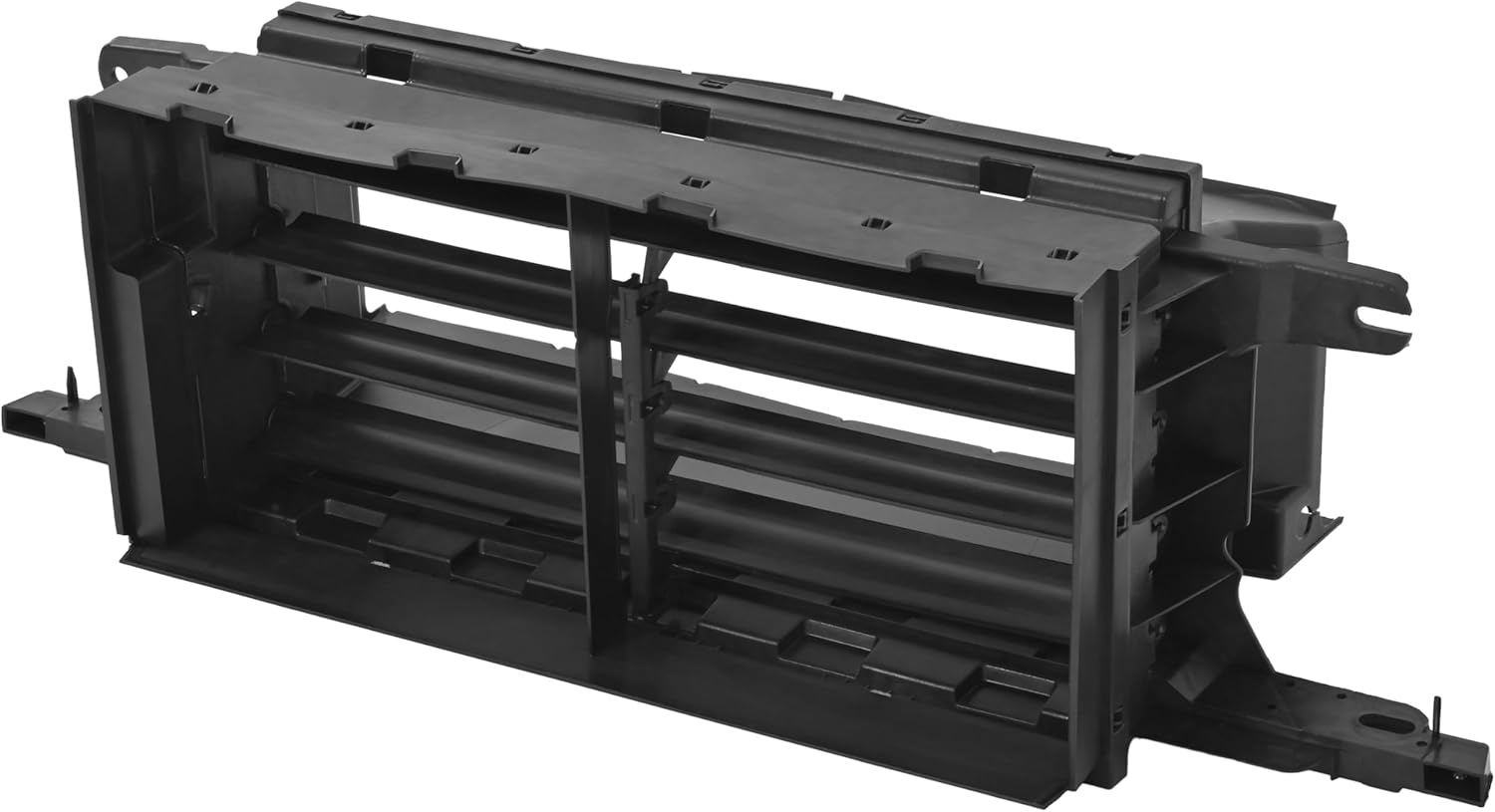 HECASA Front Lower Radiator Grille Shutter Compatible with 2018-2020 Ford F-150 F150 Replacement for FO1206117 JL3Z8475B Air Shutter Control Assembly Black