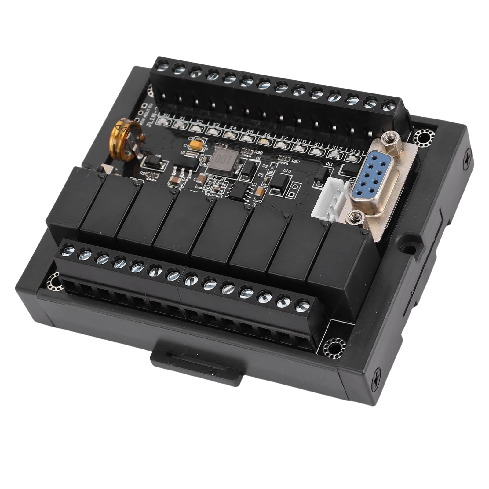 Płyta Sterownika PLC, Przemysłowy Programowalny moduł Logiczny z | 32-bitowy Przemysłowy MCU, Konstrukcja Przeciwzakłóceniowa, Obudowa Typu Szynowego, do Automatyki i Obrabiarek