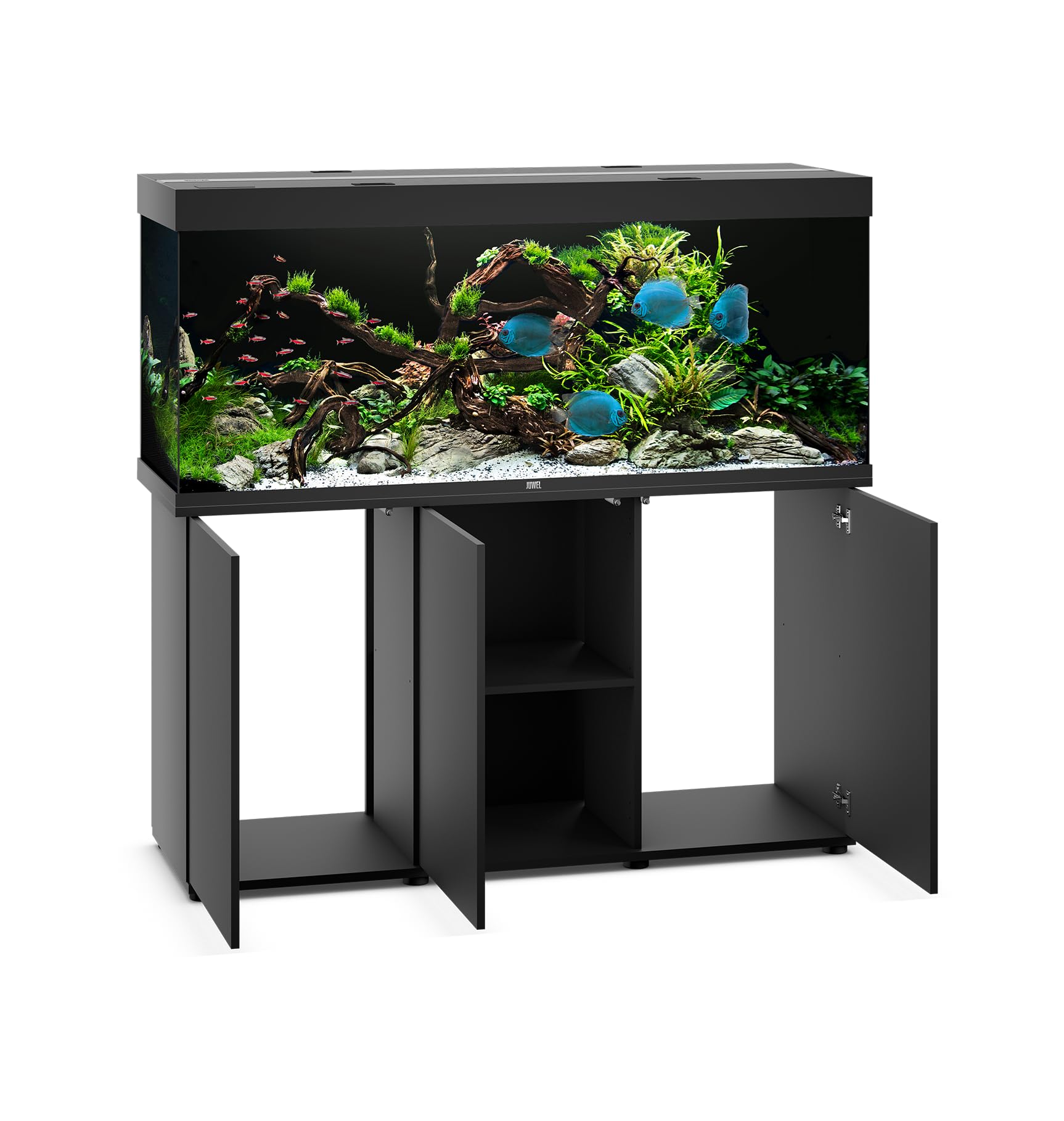 JUWEL Aquarium Rio 450 Kombination schwarz Premium-Bundle