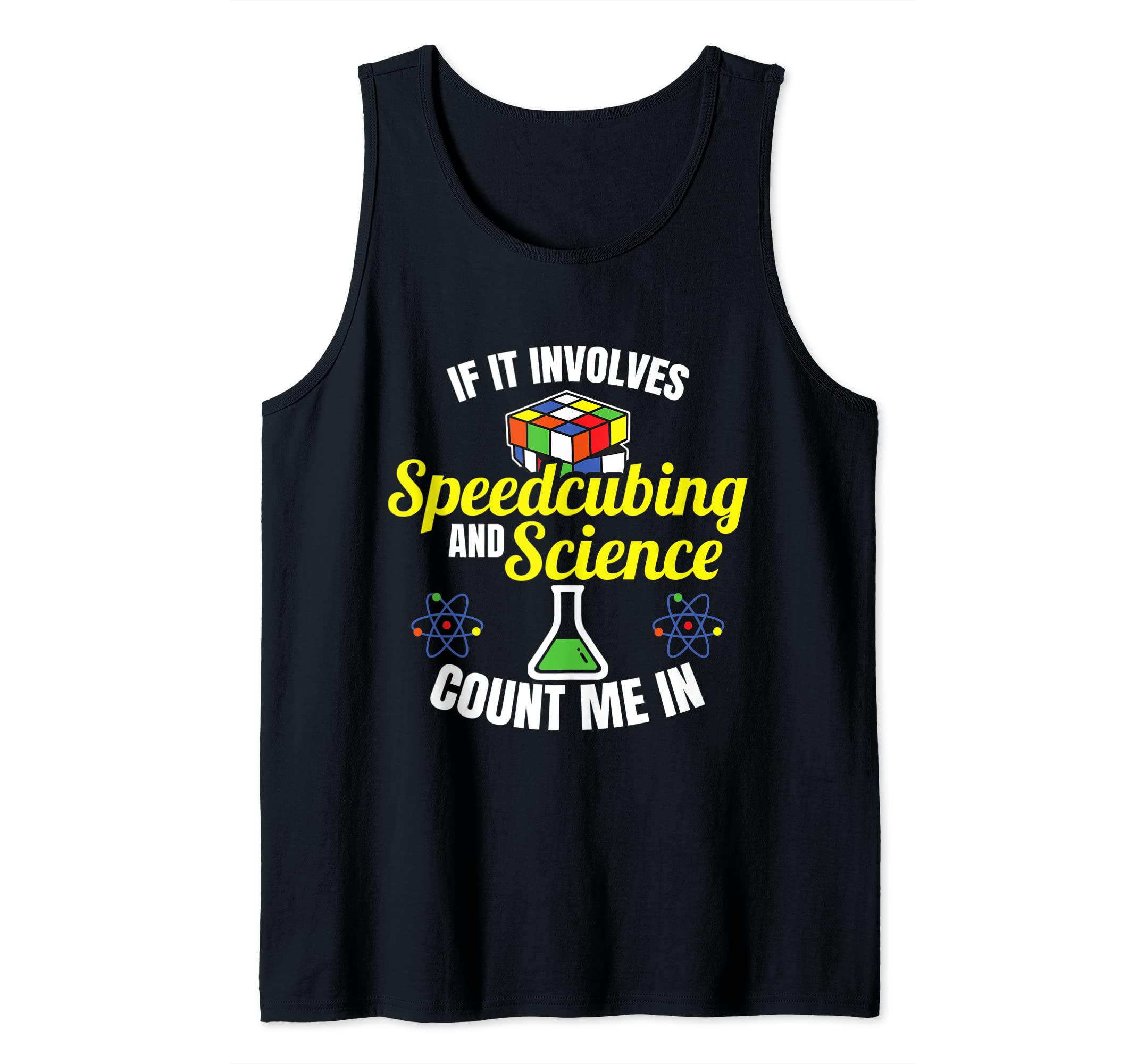 Speedcubing Science Speedsolving Speed Cuber Tank Top