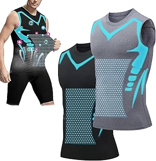 2023 New Version Ionic Shaping Sleeveless Shirt, Energxcel Ionic Shaping Vest, Ionic Shaping Vest Men