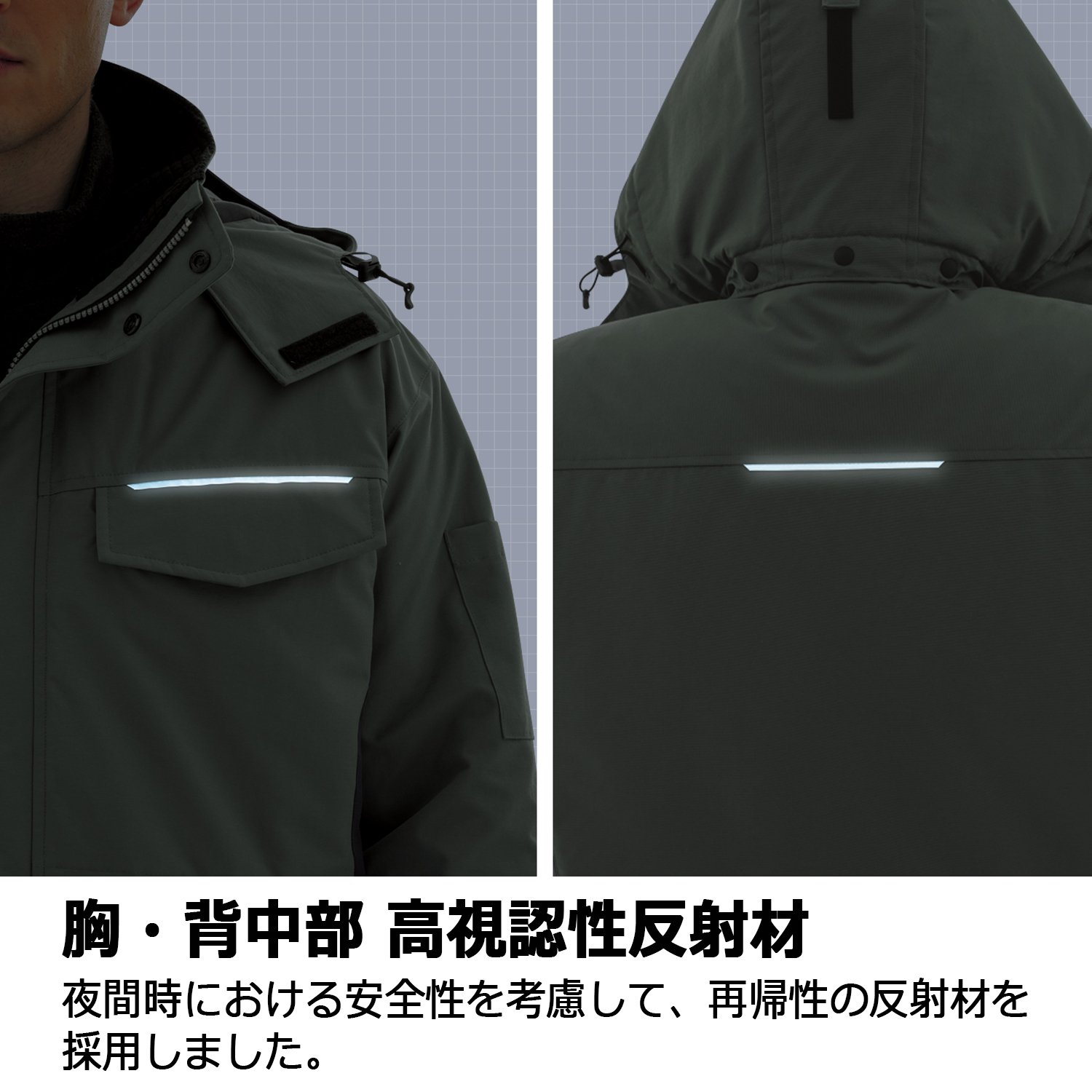 ベルデクセル 防寒服 ブルゾン 帯電防止 防水 VE1051 上 LL Amazon.co.jp: [ミドリ安全] ベルデクセル 防寒服 長袖 ブルゾン 男女