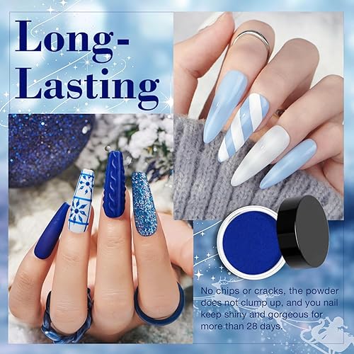 Vista 92 de AZUREBEAUTY Kit de iniciación de uñas en polvo de inmersión, tono de piel para todas las estaciones, marrón nude, 4 colores, polvo de inmersión