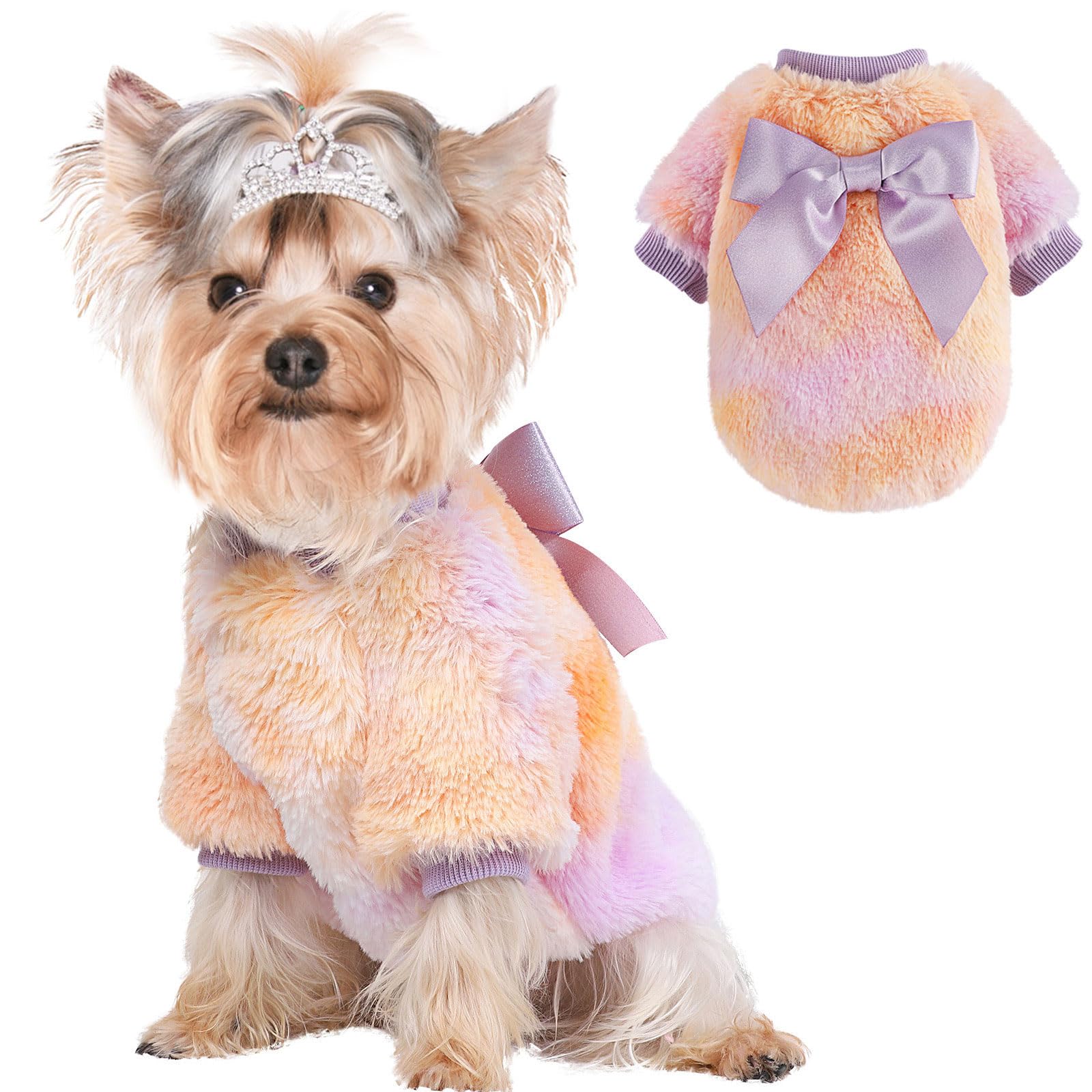 Dog Sweaters for Small Dogs Male Female Chihuahua Fleece Dog Clothes