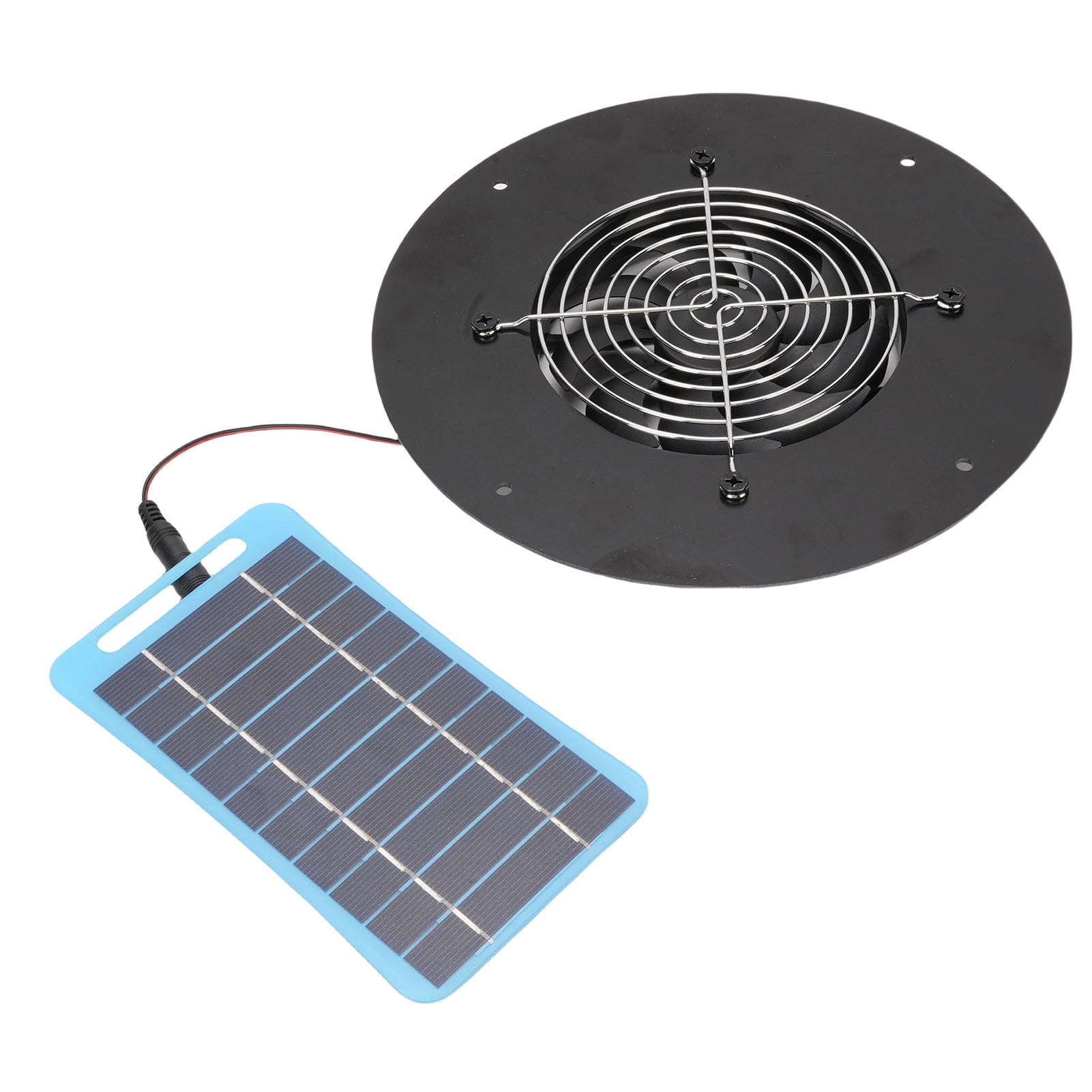 Ventilateur solaire 5W IP65 extracteur d'air extérieur pour abri et serre