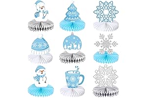 Winter Wonderland Snowman Party Centerpieces
