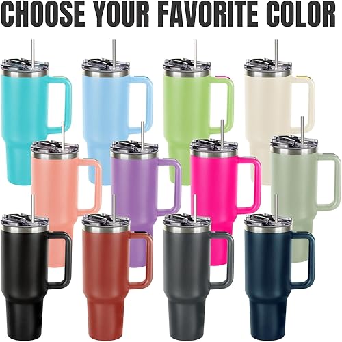 Vista 58 de Vaso personalizado con nombres, el mejor regalo para mamá, 10 colores, vaso de café personalizado de acero inoxidable de 20 onzas, vasos aislados