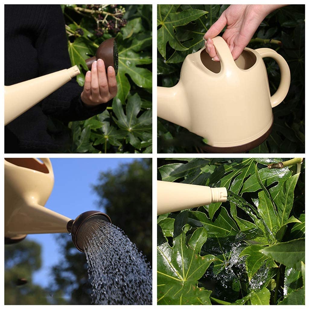 Gießkanne Gartengeräte Gießkanne Große Kapazität Sprinkler Kanne Mit Griff Indoor Outdoor Plant Long Mouth Watering Pot Gartenarbeit(C)