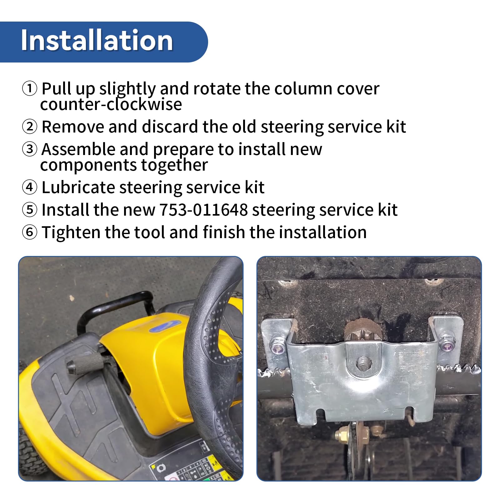 Piastra Sterzo Per Trattorino Craftsman - Ricambio 783-06988A, Compatibile Con MTD E Murray - Foto 4