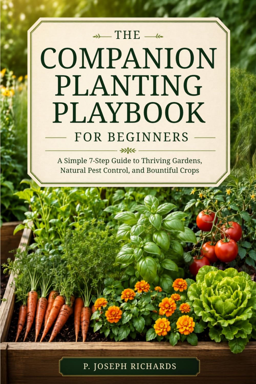 The Companion Planting Playbook for Beginners: A Simple 7-Step Guide to Thriving Gardens, Natural Pest Control, and Bountiful Crops