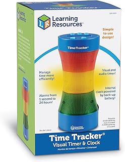 Learning Resources Time Tracker Minuteur et horloge visuelle
