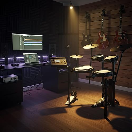 Miniatura 15 de Roland Generation 2 V-Drums TD-17KV2 - Batería electrónica con bolsa para baqueta, cable de audio de 0.138 in, 3 pares de baquetas y paño de pulido